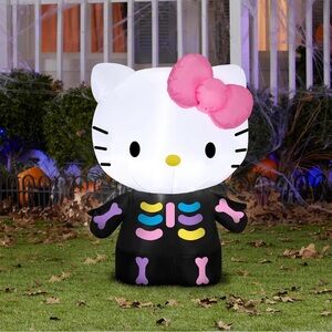 Hello Kitty Skeleton Inflatable